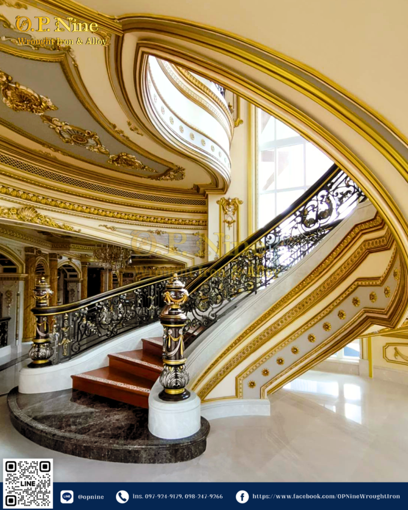 ราวบันไดแบบ Luxury